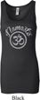 Ladies Yoga Tanktop Namaste Om Longer Length Tank