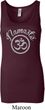 Ladies Yoga Tanktop Namaste Om Longer Length Tank