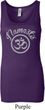 Ladies Yoga Tanktop Namaste Om Longer Length Tank