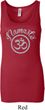 Ladies Yoga Tanktop Namaste Om Longer Length Tank