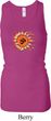 Ladies Yoga Tanktop Ohm Sun Longer Length Racerback Tank Top