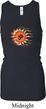 Ladies Yoga Tanktop Ohm Sun Longer Length Racerback Tank Top