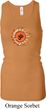 Ladies Yoga Tanktop Ohm Sun Longer Length Racerback Tank Top
