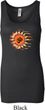 Ladies Yoga Tanktop Ohm Sun Longer Length Tank Top