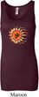 Ladies Yoga Tanktop Ohm Sun Longer Length Tank Top