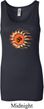 Ladies Yoga Tanktop Ohm Sun Longer Length Tank Top