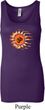 Ladies Yoga Tanktop Ohm Sun Longer Length Tank Top