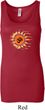 Ladies Yoga Tanktop Ohm Sun Longer Length Tank Top