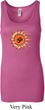 Ladies Yoga Tanktop Ohm Sun Longer Length Tank Top