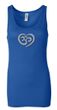 Ladies Yoga Tanktop OM Heart Longer Length Tank Top