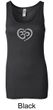 Ladies Yoga Tanktop OM Heart Longer Length Tank Top