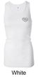 Ladies Yoga Tanktop OM Heart Pocket Print Longer Length Racerback Tank