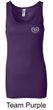 Ladies Yoga Tanktop OM Heart Pocket Print Longer Length Tank Top