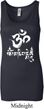 Ladies Yoga Tanktop OM Mani Padme Hum Longer Length Tank Top