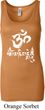 Ladies Yoga Tanktop OM Mani Padme Hum Longer Length Tank Top