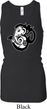 Ladies Yoga Tanktop Om Mashup Longer Length Racerback Tank Top