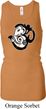 Ladies Yoga Tanktop Om Mashup Longer Length Racerback Tank Top