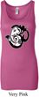 Ladies Yoga Tanktop Om Mashup Longer Length Tank Top