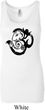 Ladies Yoga Tanktop Om Mashup Longer Length Tank Top