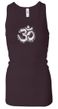 Ladies Yoga Tanktop OM Tie Dye Longer Length Racerback Tank Top