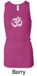 Ladies Yoga Tanktop OM Tie Dye Longer Length Racerback Tank Top