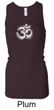 Ladies Yoga Tanktop OM Tie Dye Longer Length Racerback Tank Top