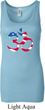 Ladies Yoga Tanktop Patriotic Om Longer Length Tank Top