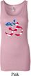 Ladies Yoga Tanktop Patriotic Om Longer Length Tank Top