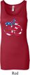 Ladies Yoga Tanktop Patriotic Om Longer Length Tank Top