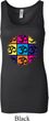 Ladies Yoga Tanktop Pop Art Om Longer Length Tank