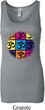 Ladies Yoga Tanktop Pop Art Om Longer Length Tank