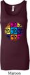 Ladies Yoga Tanktop Pop Art Om Longer Length Tank