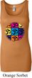 Ladies Yoga Tanktop Pop Art Om Longer Length Tank