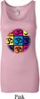 Ladies Yoga Tanktop Pop Art Om Longer Length Tank