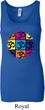 Ladies Yoga Tanktop Pop Art Om Longer Length Tank