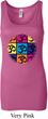 Ladies Yoga Tanktop Pop Art Om Longer Length Tank