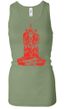 Ladies Yoga Tanktop Red Tara Longer Length Racerback Tank Top