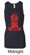 Ladies Yoga Tanktop Red Tara Longer Length Racerback Tank Top