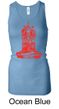 Ladies Yoga Tanktop Red Tara Longer Length Racerback Tank Top