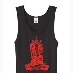 Ladies Yoga Tanktop Red Tara Organic Tank Top