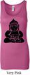 Ladies Yoga Tanktop Shadow Buddha Longer Length Tank Top