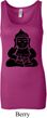 Ladies Yoga Tanktop Shadow Buddha Longer Length Tank Top