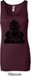 Ladies Yoga Tanktop Shadow Buddha Longer Length Tank Top