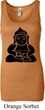Ladies Yoga Tanktop Shadow Buddha Longer Length Tank Top