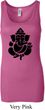 Ladies Yoga Tanktop Shadow Ganesha Longer Length Tank Top