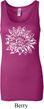Ladies Yoga Tanktop Sketch Lotus Longer Length Tank Top