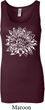 Ladies Yoga Tanktop Sketch Lotus Longer Length Tank Top