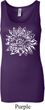 Ladies Yoga Tanktop Sketch Lotus Longer Length Tank Top