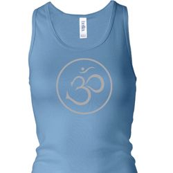 Ladies Yoga Tanktop Thin OM Longer Length Racerback Tank Top