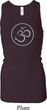 Ladies Yoga Tanktop Thin OM Longer Length Racerback Tank Top